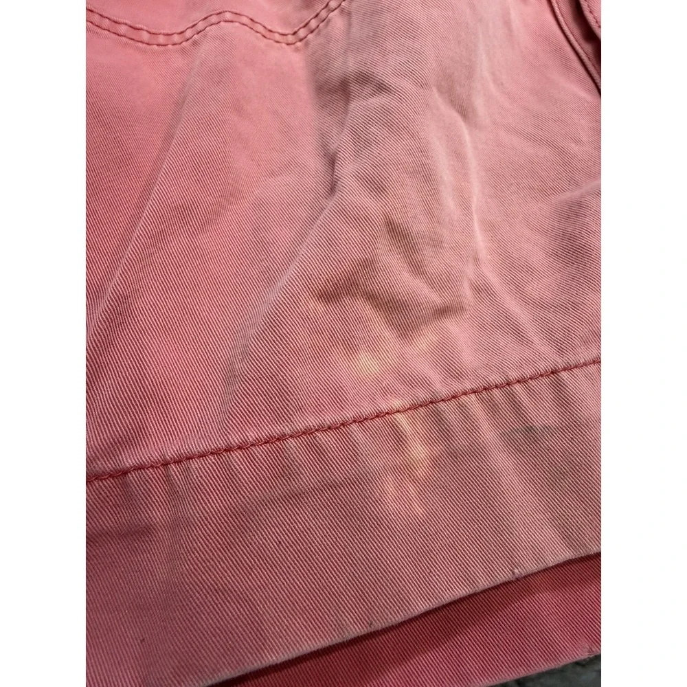 Polo Ralph Lauren Cargo Shorts Men's 40 Salmon Military Distress Heavyweight